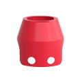 Protection pour coup de point d'arrêt d'urgence 40mm Schneider Harmony XB4 métallique rouge