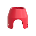 Protection pour coup de point d'arrêt d'urgence 40mm Schneider Harmony XB4 métallique rouge
