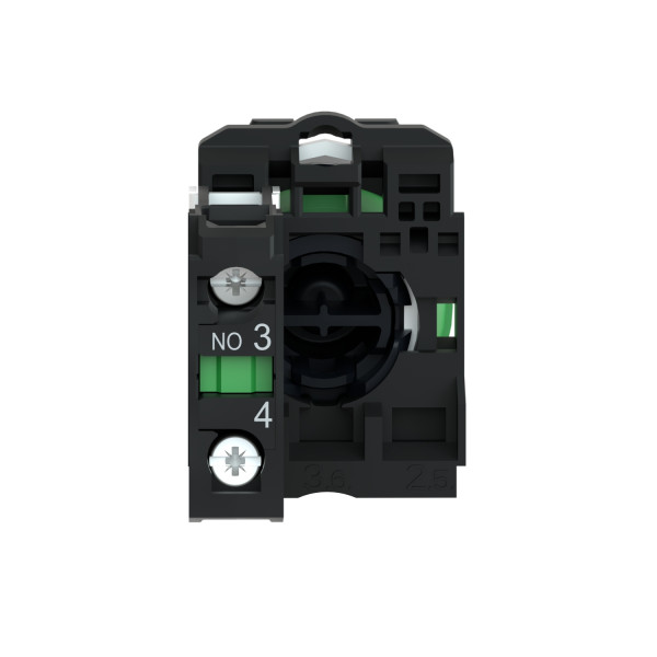 Bouton-poussoir Harmony XB5 - Ø22 mm Noir - 1F - Montage à vis - Schneider Electric