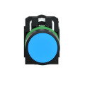 Harmony bouton-poussoir bleu Ø22 - à impulsion affleurant - 1F