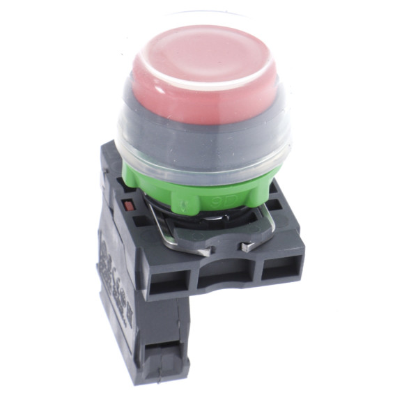 Harmony bouton-poussoir rouge IP69K Ø22 - à impulsion - 1O