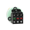 Harmony xb5 - bouton arrêt d'urgence lumin - pouss tourner - rouge - 2o+1f - 24v