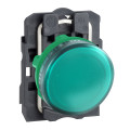 Harmony voyant rond Ø22 - IP66 - vert - base BA9s - <=250V