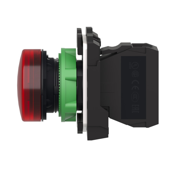 Harmony voyant rond Ø22 - IP66 - rouge - base BA9s - <=250V