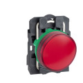 Harmony voyant rond Ø22 - IP66 - rouge - base BA9s - <=250V