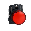 Harmony voyant rond Ø22 - IP66 - rouge - LED intégrée - 120V 