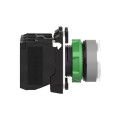 Harmony xb5 - bouton poussoir lum - Ø22 - col grise - blanc - 1o+1f - 110v - vis
