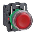 Harmony bt-pous lumineux rouge Ø22 - impulsion - 230 V - 1O+1F