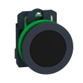 Harmony xb5 - bouton poussoir à impulsion - ø22 - flush - noir - 1f - vis étrier