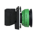 Bouton poussoir à impulsion diamètre 22 1F flush vert Schneider Harmony XB5