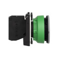 Harmony xb5 - bouton poussoir - Ø22 - col flush grise - marqué - noir - 1f