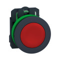 Harmony xb5 - bouton poussoir impulsion - ø22 - flush - rouge - 1o - vis étrier