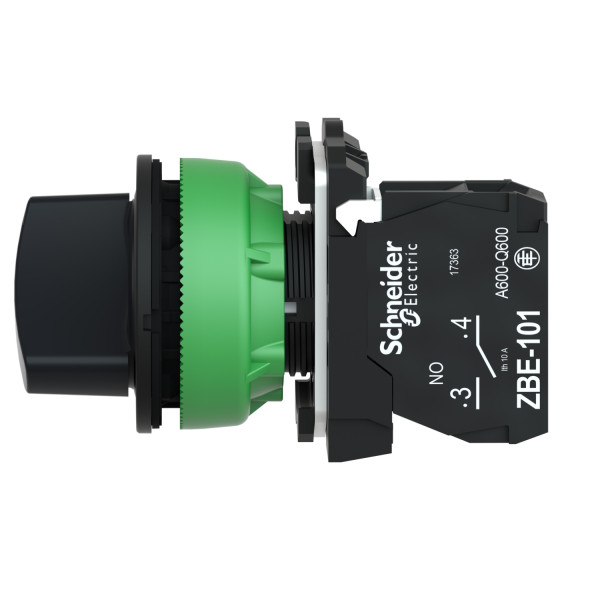 Bouton Tournant à Manette 1F diamètre 30 Schneider Harmony XB5