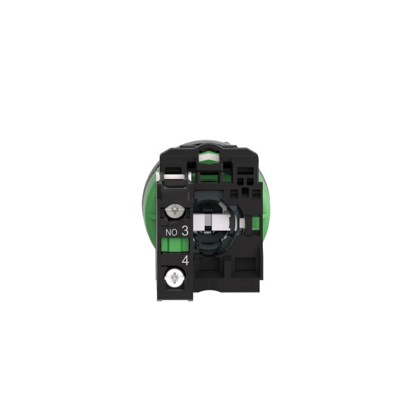 Harmony xb5 - bouton tourn clé455 - Ø22 - col flush grise - 2 pos - retr gd - 1f