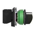 Harmony xb5 - bouton tournant à crosse - ø22 - flush - 2 pos fix - noir - 1f