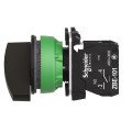 Harmony xb5 - bouton tournant à crosse - ø22 - flush - 2 pos fix - noir - 1f