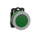 Harmony xb5 - voyant lumin del - collerette affleurante flush grise - 24v - vert