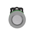 Harmony xb5 - bouton poussoir lum - Ø22 - col flush grise - blanc - 1o+1f - 24v