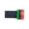 Harmony xb5 - buzzer lumin - Ø22 - rouge - 24vacdc - racc bornier à vis