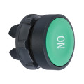 Harmony tête de bouton-poussoir - Ø22 - vert - blanc ACTIVE
