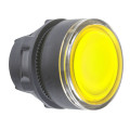 Harmony xb5 - tête bouton poussoir lumineux - pour étiquette - Ø22 - jaune