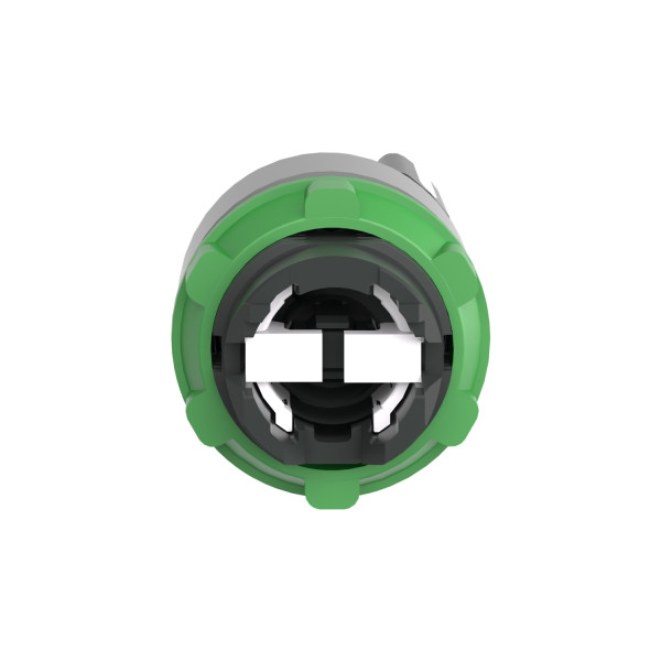 Harmony xb5 - tête de bouton tournant - Ø22 - col grise - 2 posit fixes - blanc