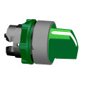 Harmony xb5 - tête de bouton tournant - Ø22 - col grise - 2 posit fixes - vert