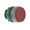 Harmony xb5 - tête bouton pousser-pousser - Ø22 - col grise - dépassant - rouge