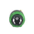 Harmony xb5 - tête bouton tournant lumineux - 2 positions fixes - jaune