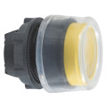 Harmony tête de bouton poussoir + capuchon IP69K - Ø22 - jaune