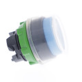 Harmony tête de bouton poussoir + capuchon IP69K - Ø22 - bleu