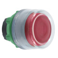 Harmony xb5 - tête bouton poussoir - Ø22 - col grise - capuchonné - rouge