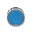Harmony xb5 - tête bouton poussoir - Ø22 - col grise - capuchonné - bleu