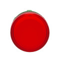 Harmony tête de voyant - Ø22 - rond - cabochon lisse rouge