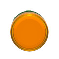 Harmony tête de voyant - Ø22 - rond - cabochon lisse orange