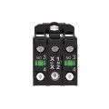 Harmony corps de bouton lumineux - Ø22 - blanc LED intégrée 2F