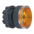 Harmony tête de bouton poussoir lumineux - Ø22 - orange - strié
