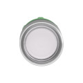 Harmony xb5 - tête bouton poussoir lumin - Ø22 - col grise - capuchonné - blanc