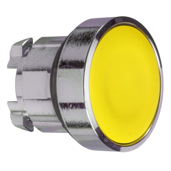 Harmony xb5 - tête poussoir lumineux - del - affleur capuchonné - Ø22 - jaune