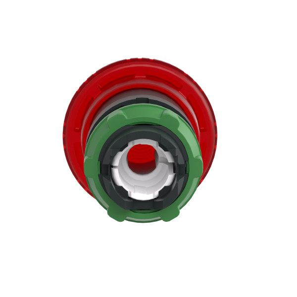 Harmony tête coupure d'urgence lumineux Ø40 tourner pour déverrouiller Ø22 rouge