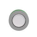 Harmony xb5 - tête bouton poussoir - Ø22 - col flush grise - pour étiq - blanc