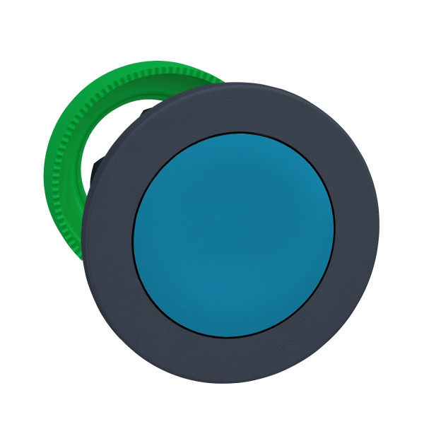 Harmony xb5 - tête bouton pousser-pousser - ø22 - flush - bleu