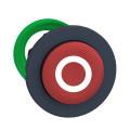 Harmony xb5 - tête bouton poussoir - ø22 - flush - dépassant - marqué - rouge