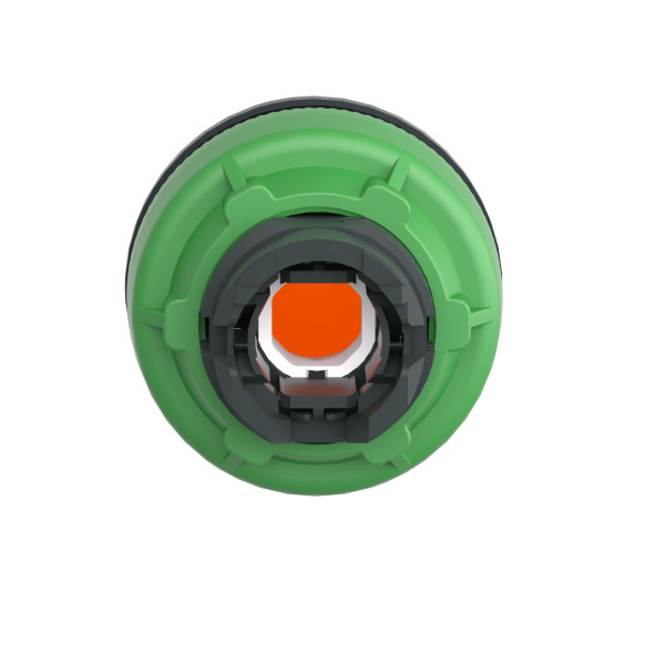 Harmony xb5 - tête bouton poussoir lum del - ø22 - flush - dépassant - orange