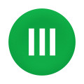 Harmony - capsule pr bouton poussoir - ø22 - affleurant lisse - 'iii' - vert