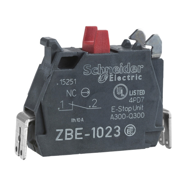 Harmony bloc contact pour bouton - ZBE Ø22 - 1O