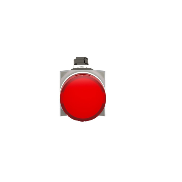 voyant rond diam 16 IP 65 rouge DEL intégrée 24 V cosses