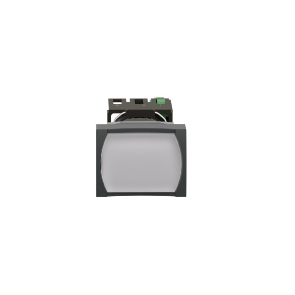 boutonpoussoir lumineux blanc diam 16 à impulsion affleurant 24 V 1F