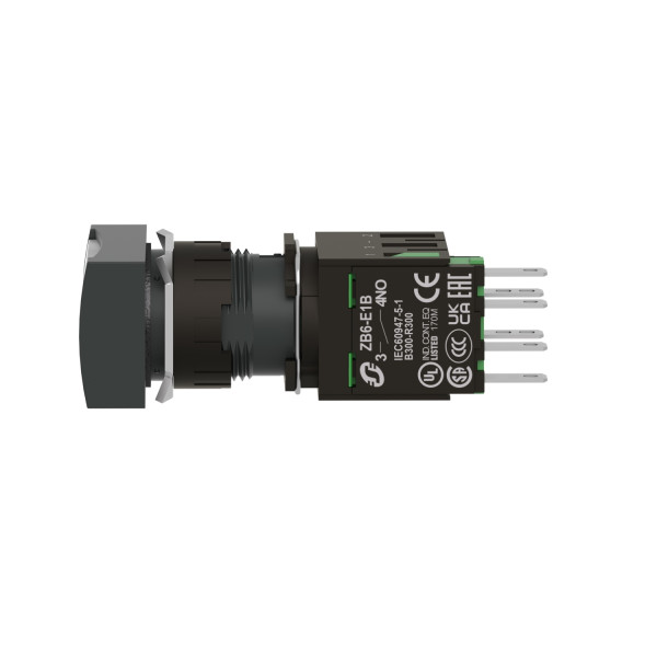 boutonpoussoir lumineux blanc diam 16 à impulsion affleurant 24 V 1F