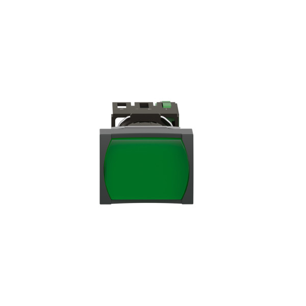 boutonpoussoir lumineux vert diam 16 à impulsion affleurant 24 V 1F